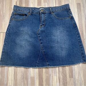 Per Se Denim Blue Women's Skirt Size 10